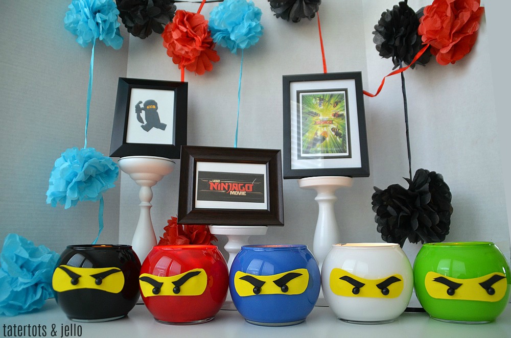 LEGO NINJAGO party lantern craft 