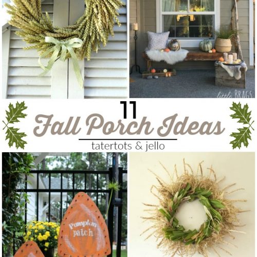 11 awesome ways to make YOUR front door or porch look festive for Fall!