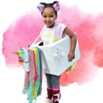 Make a Kids Unicorn Costume Out of Amazon Smile Boxes – with free unicorn head template!