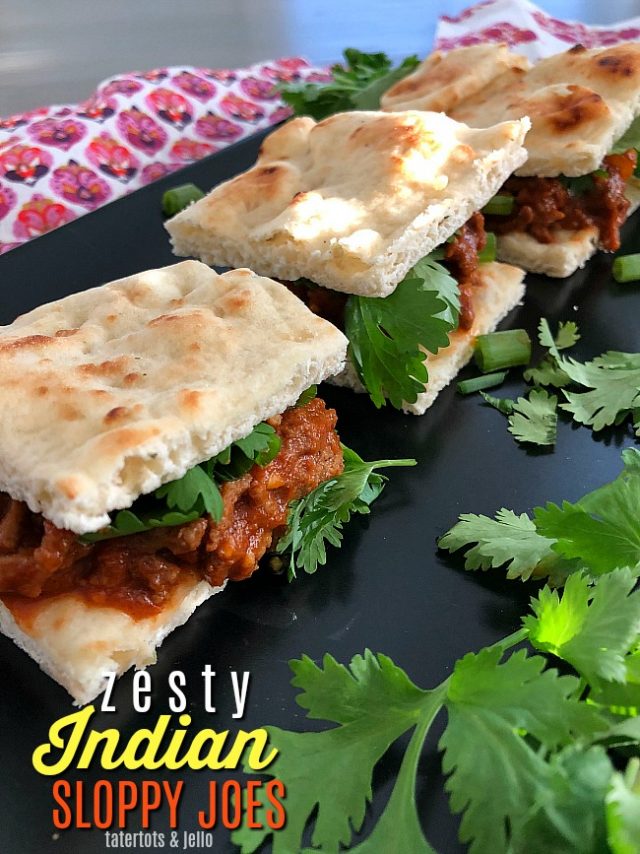 Zesty Indian Sloppy Joes are a Flavorful Taste Sensation