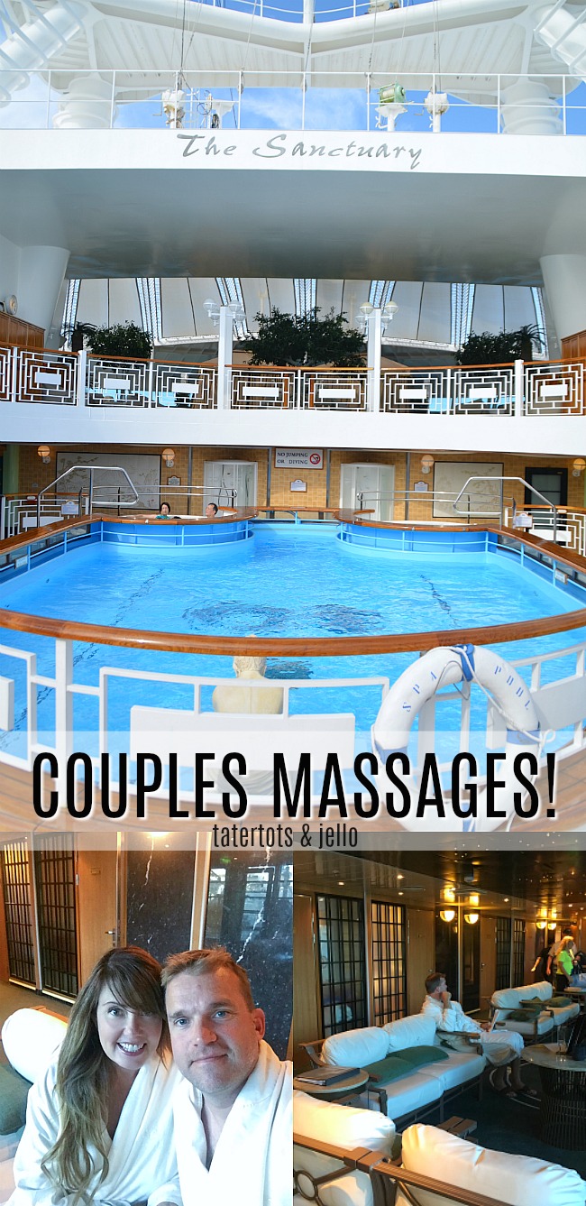 reasons to go on an alaskan cruise - couples massages 