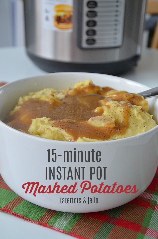 Instant Pot Mashed Potatoes in 15 minutes! Make the creamiest, fluffiest mashed potatoes in minutes using your Instant Pot. It frees up oven space for more holiday goodness!