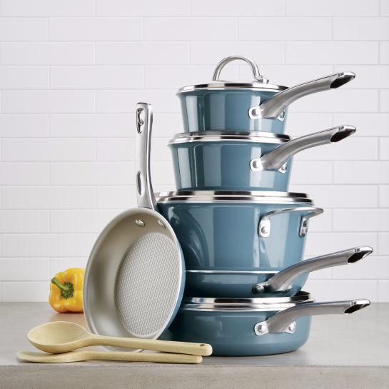 The Ayesha Curry Home bakeware and cookware collection at JCPenney combines quality cooking products that are stylish and affordable for your home!