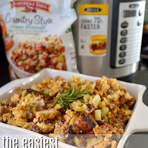 The Easiest Instant Pot Sausage Stuffing. Free up your oven this Thanksgiving by making savory sausage stuffing in your Instant Pot!