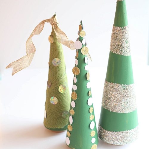 DIY Cone Trees