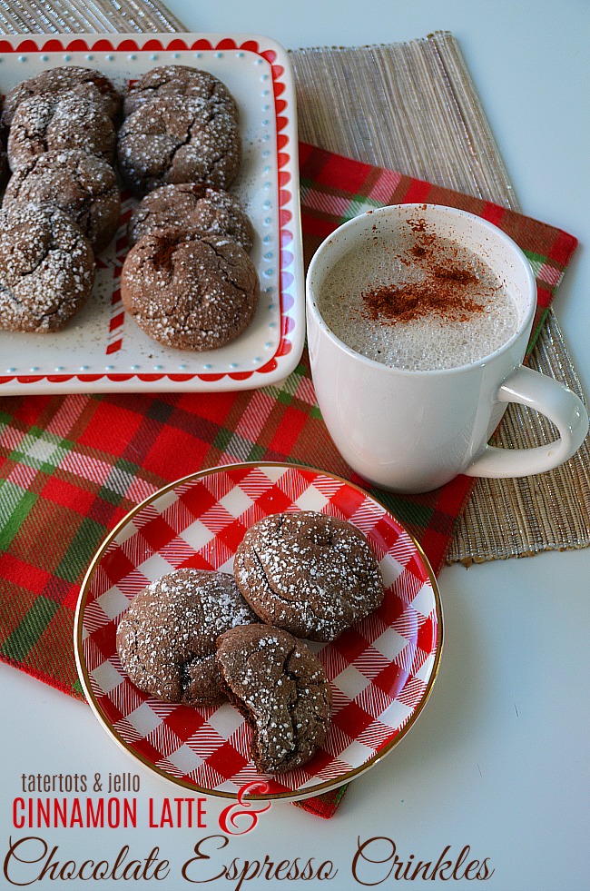 Chocolate Espresso Crinkle Cookies - an easy cookie to make with a complex flavor of chocolate and hint of espresso. 