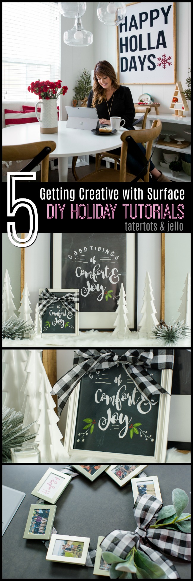 five holiday tutorials with surface