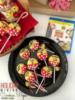 Holiday Minion Cookie Pops – family movie night with Despicable Me 3!