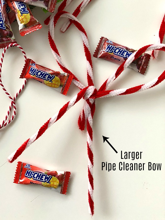 Hi Chew Gift Toppers are a bright and SWEET way to dress up holiday gifts! 