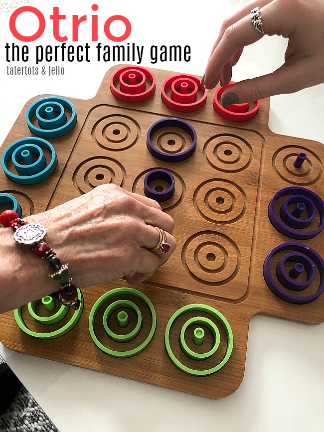 The Perfect Family Game - Otrio. Otrio combines critical -thinking, tactile play and strategy into a fast-paced exciting game for all!