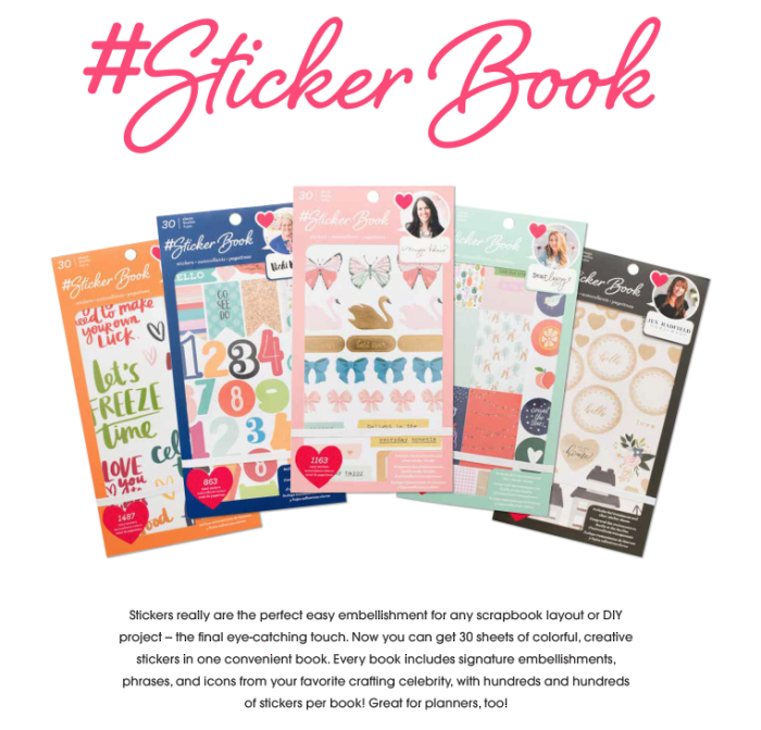 Sticker Books are an easy way to make tons of paper crafting projects so easily! 
