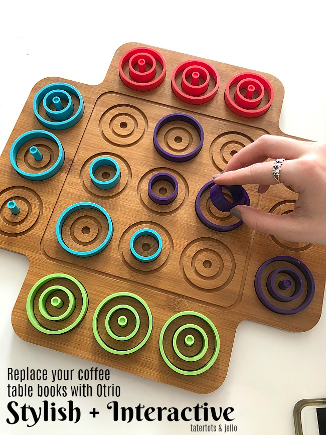 The Perfect Family Game - Otrio. Otrio combines critical -thinking, tactile play and strategy into a fast-paced exciting game for all!