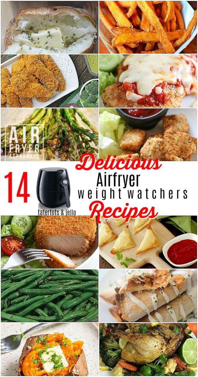 14 Delicious Air Fryer recipes with Weight Watchers Points!