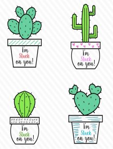 Kids Cactus Coloring Printable Tags + Magnetic Putty