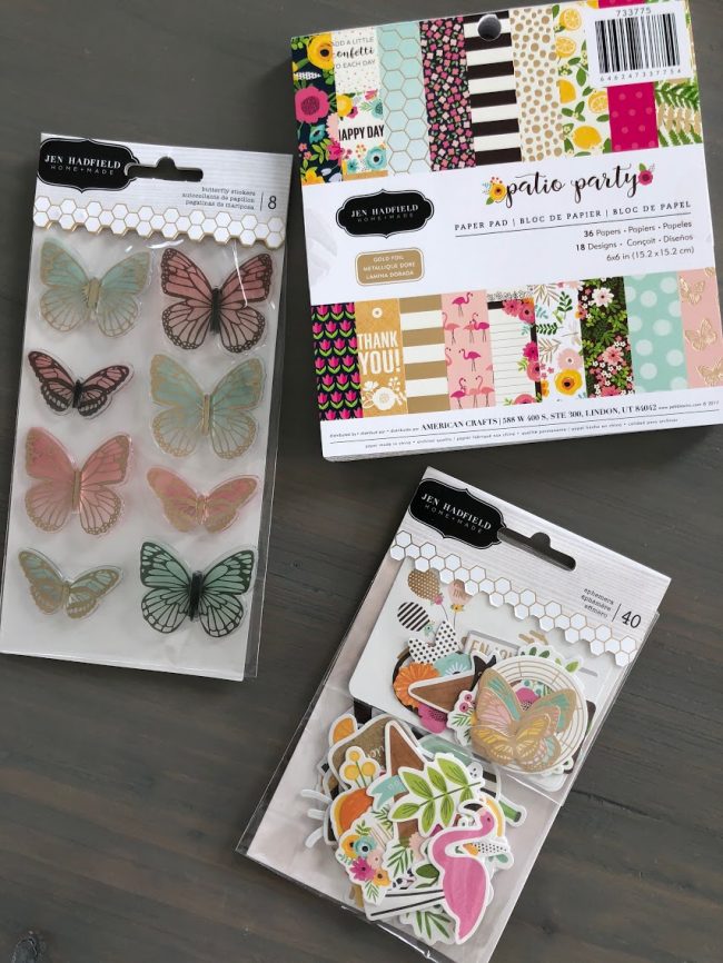 Jen Hadfield Pebbles Patio Party Line - perfect for making banners, invitations, crafts and more!