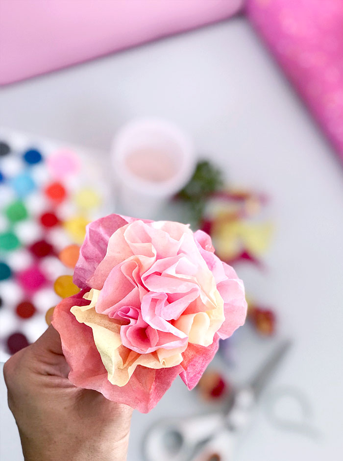 easy tissue paper flowers 