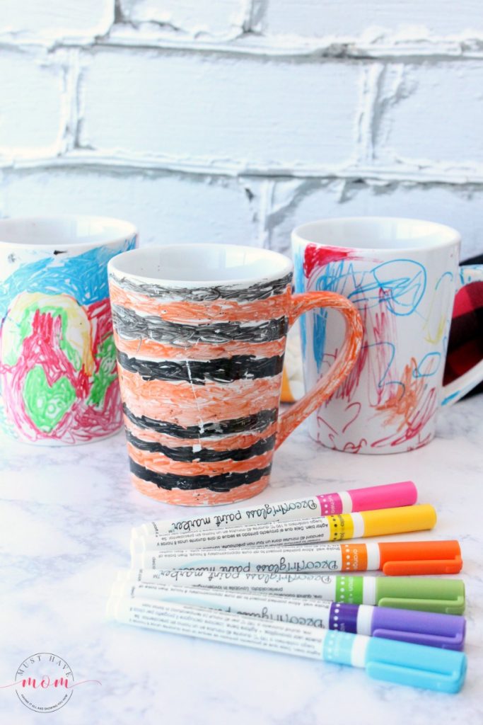 painted sharpie mug gift idea 