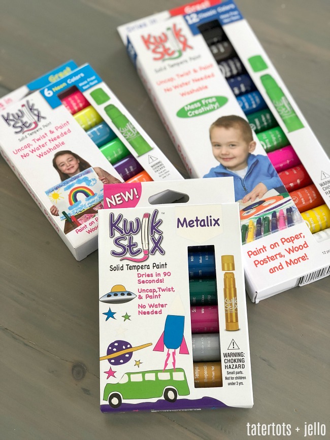 Kwik Stix Paint 6 Metallic Colors Jumbo - The Pencil Grip