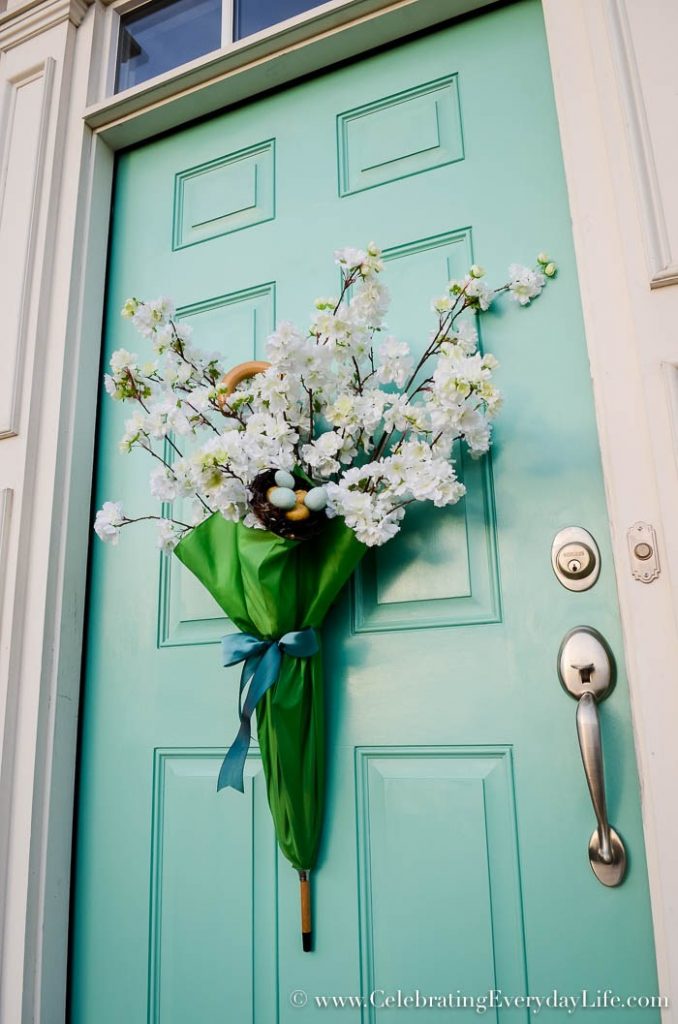 farmhouse umbrella door hanging 