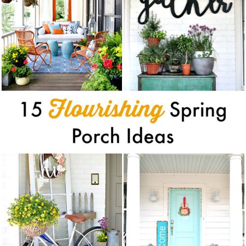 15 flourishing spring porch ideas