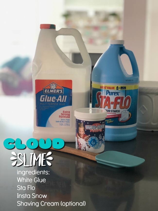 1 GALLON OF ELMER'S FLUFFY GLUE ALL VS 1 GALLON OF  BASICS