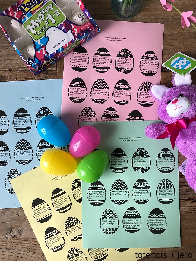 Kids Outdoor Easter Scavenger Hunt With Printable Clues