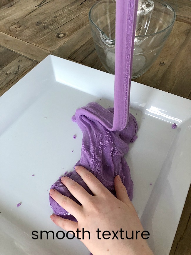 Kinetic sand deals with slime