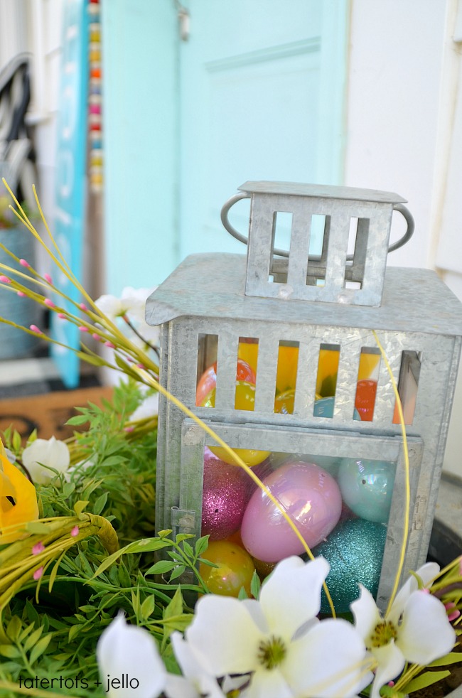 5-Minute Spring Bunny Wreath - an easy and inexpensive way to bring Spring into your home! 