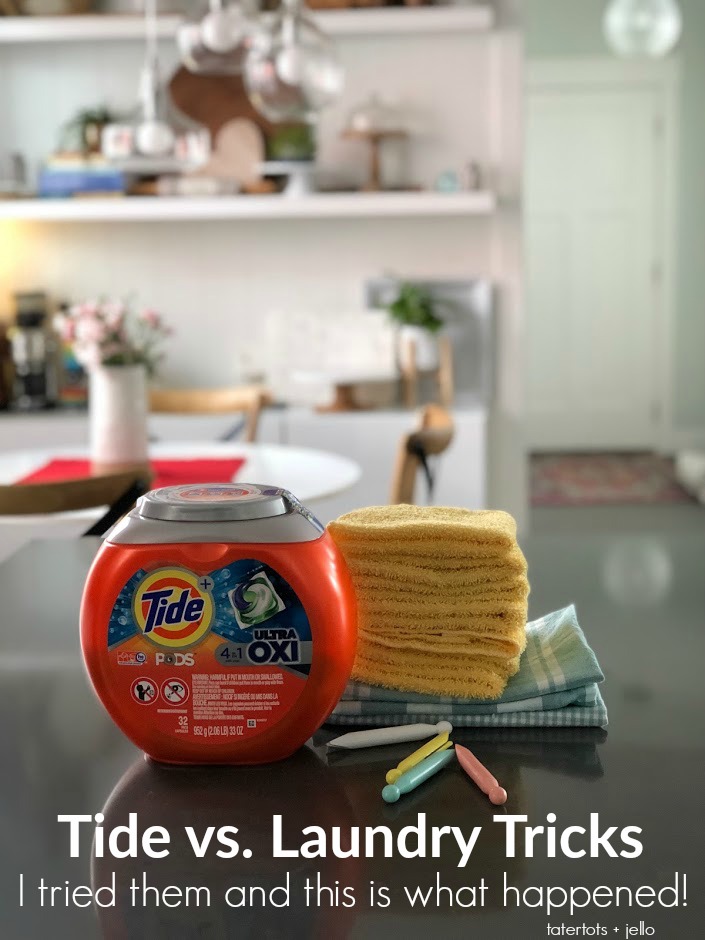tide versus laundry tricks - I tried them and this is what happened! 