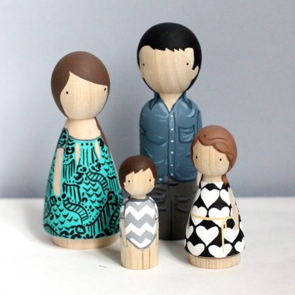 Giveaway - Win Your Own CUSTOM Peg Family from Goose Grease