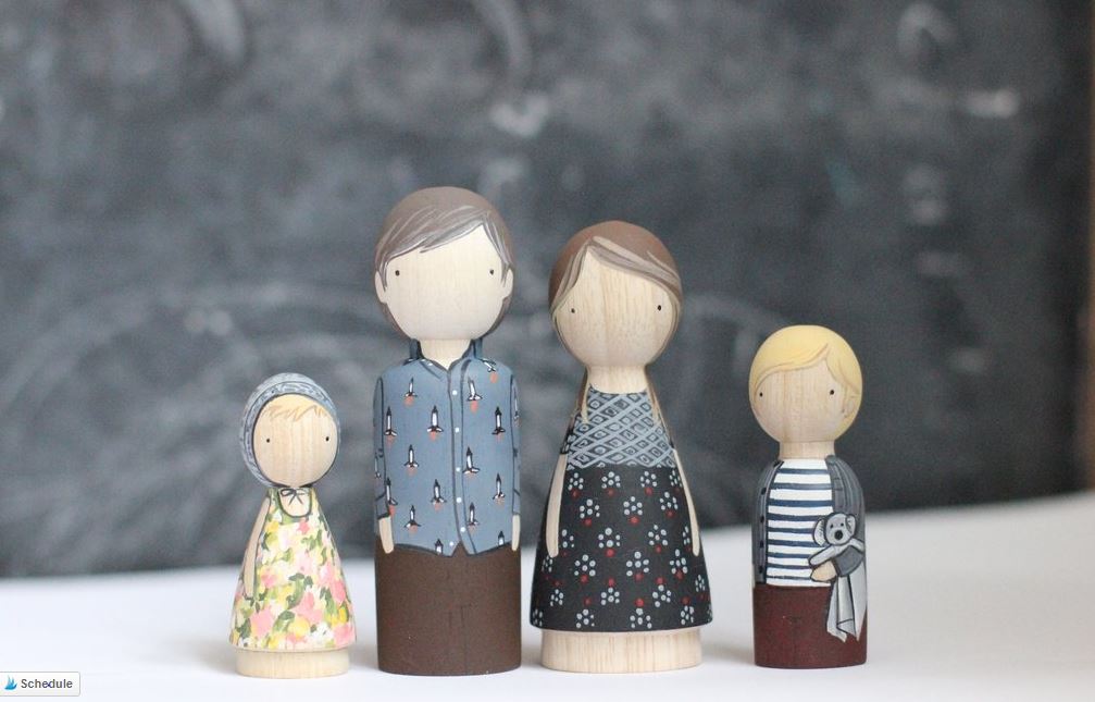 Giveaway - Win Your Own CUSTOM Peg Family from Goose Grease