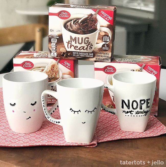 how to make sharpie cake mugs