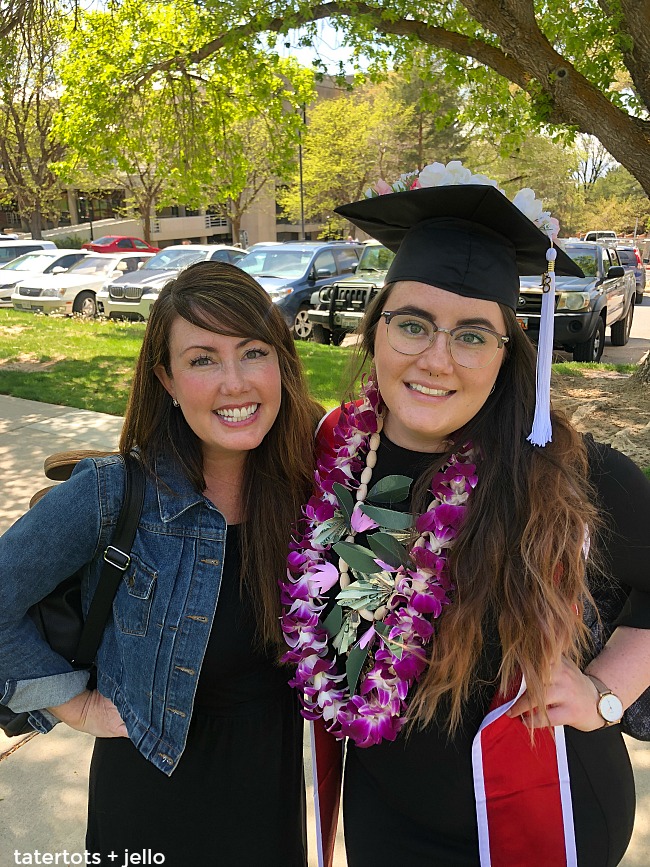 Make a Graduation Money Lei Necklace. Instead of giving money in an evelope for graduation, get creative and make a graduation lei necklace with paper leafs! After graduation the graduate can take the paper elements off and still have a cute wood necklace to wear and remember their special day! 