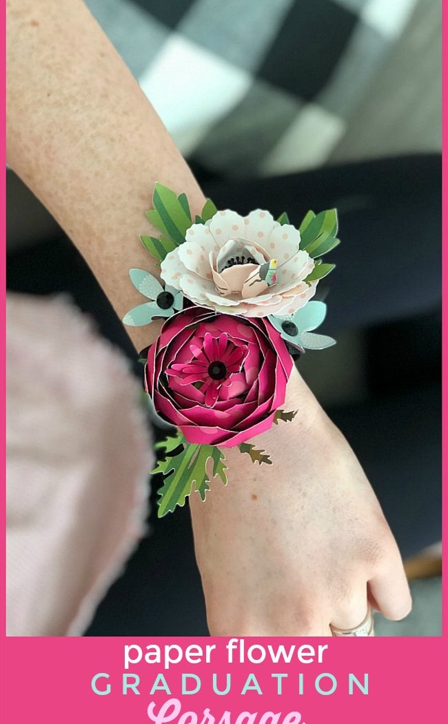 Make a Paper Flower Corsage – perfect for Graduation, PROM, Mother’s Day or Birthdays!