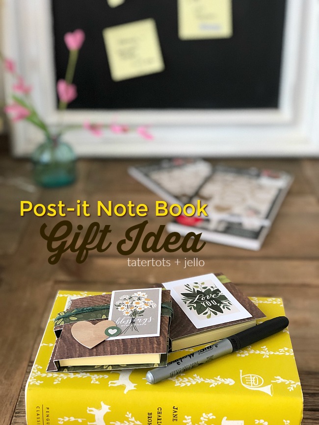 Post-It Note Book Gift Idea – Give Instead of a Card!