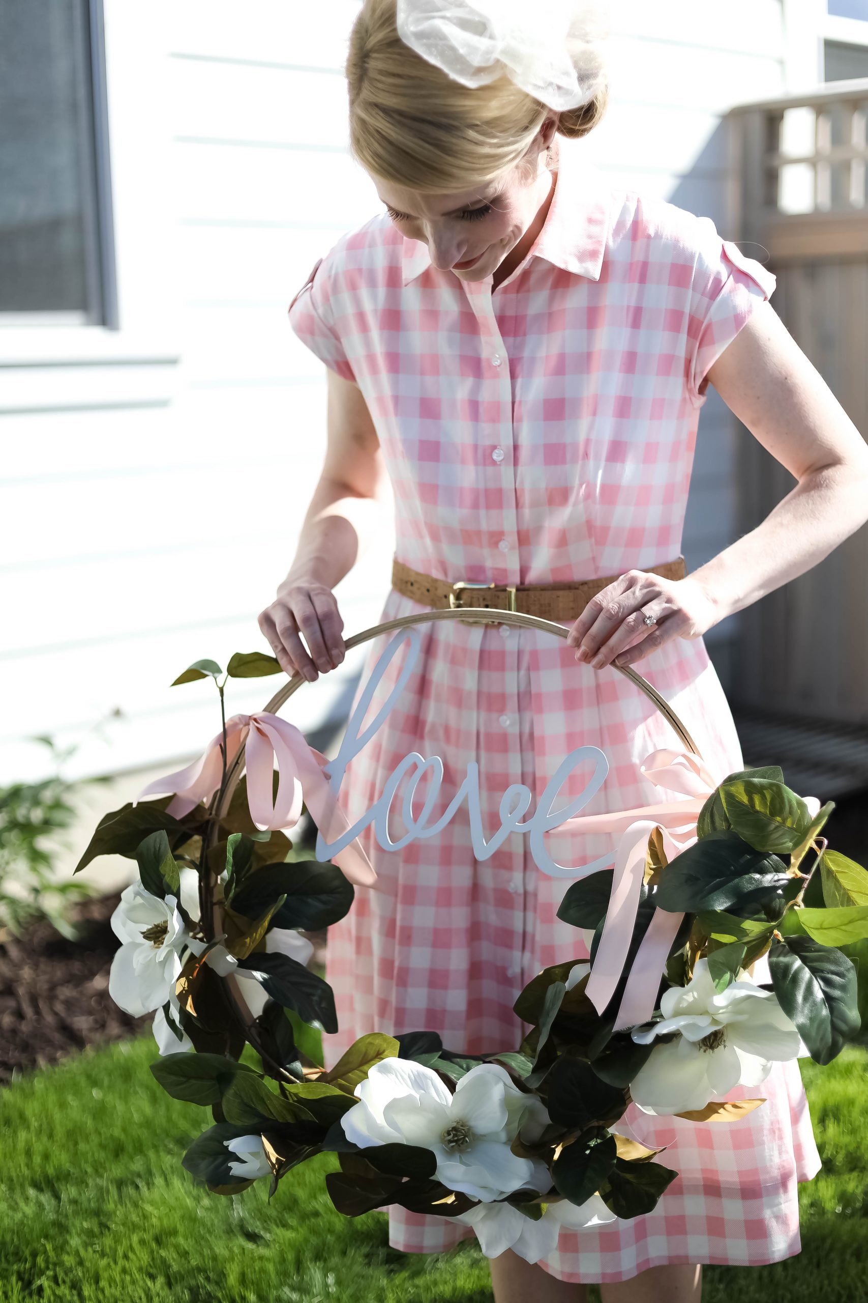 Make a DIY Magnolia Garden Wreath perfect for Summer!