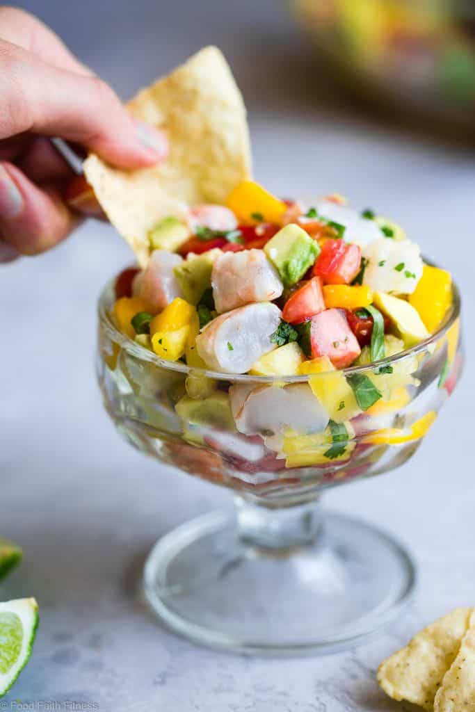 Mango Shrimp Ceviche Salad 