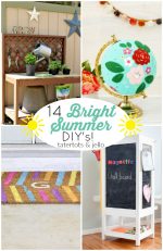14 Bright Summer DIY’s – easy easy ways to brighten your home!