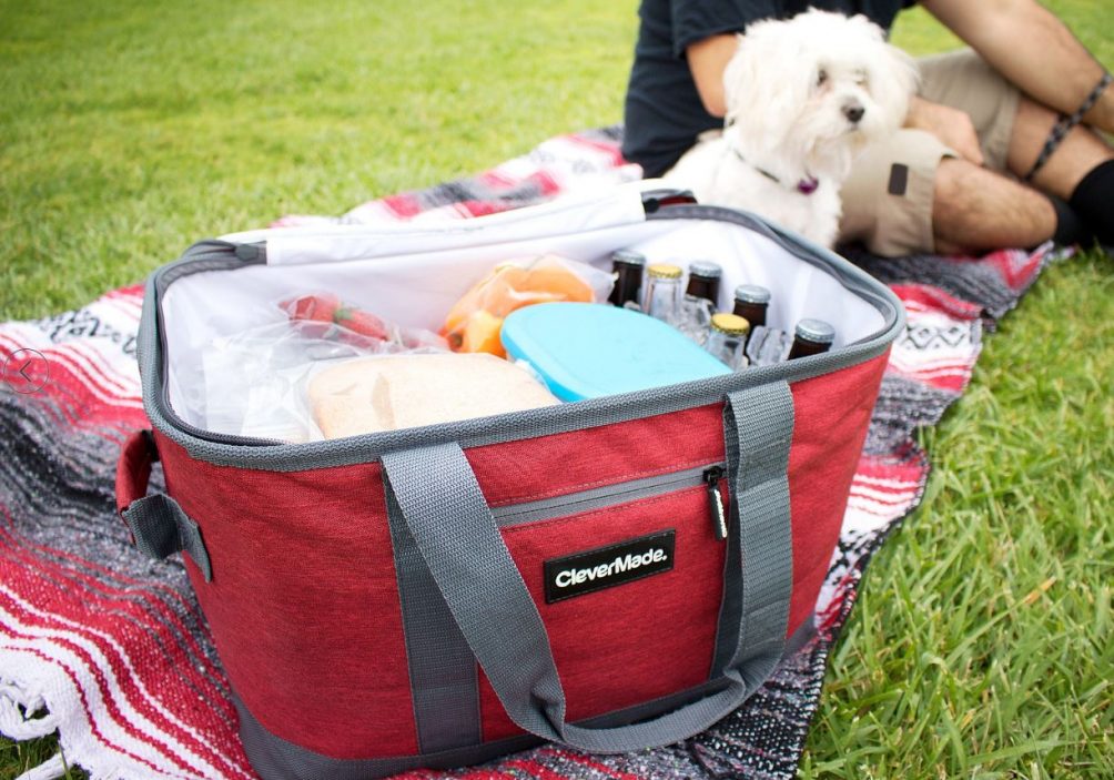 Travel gear: The SnapBasket is a collapsible cooler with a sturdy side