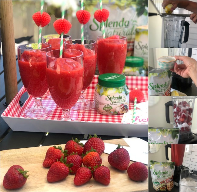 FOUR ways I'm getting healthier this Summer. Plus a FOUR ingredient Sugar-free Strawberry Lemonade. It's the perfect guilt-free drink to serve this summer! 