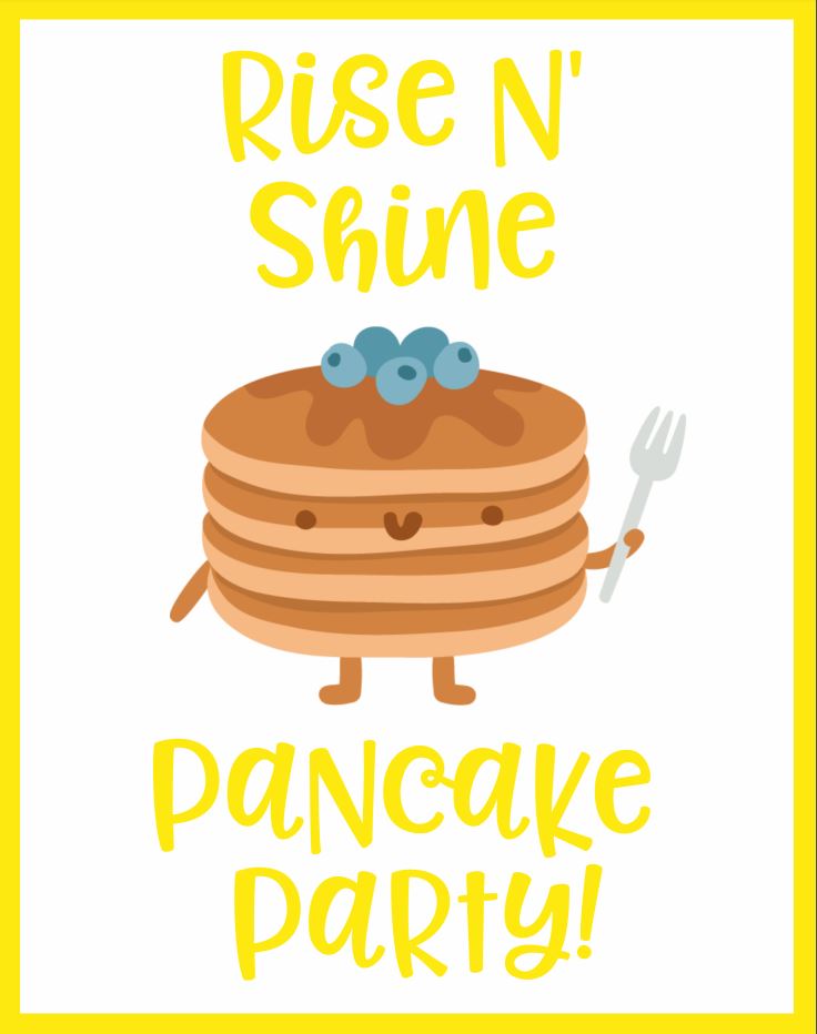 Celebrate summer with a Kids Pancake Party! Grill pancakes outside, create a pancake topping station and grab the free Pancake invitations, banner, poster printables! Everything you need for the ULTIMATE summer party! 