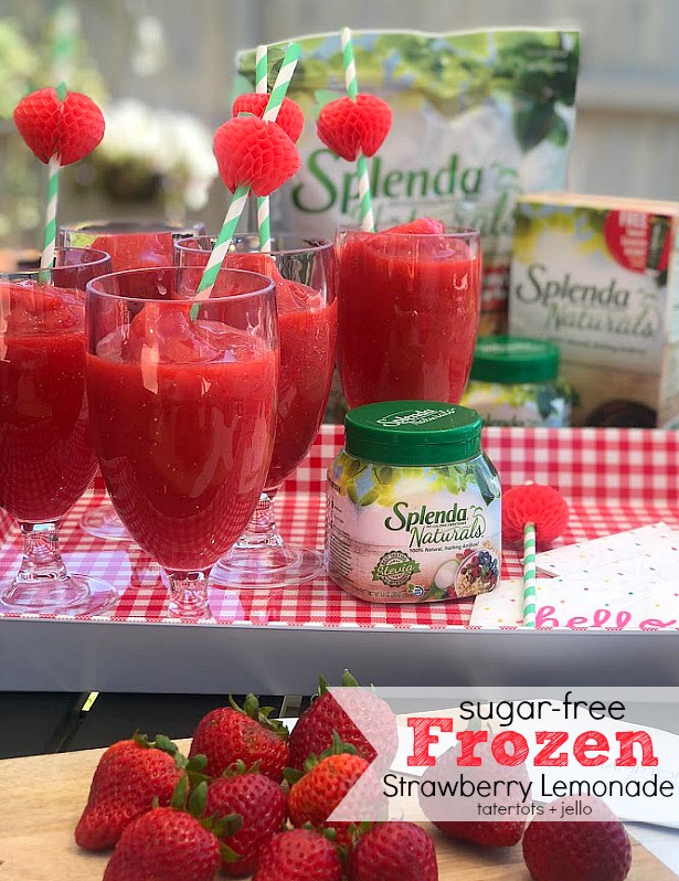 Sugar Free Frozen Strawberry Lemonade Recipe 