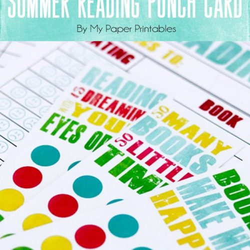 With summer’s arrival kids will have some extra time on there hands, why not fill it with a little library time? Let's encourage our kids to read more this summer and to track their summer reading with our adorable printable reading log and punch card.