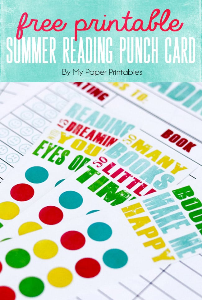 Free Kids Summer Reading Log Printables!