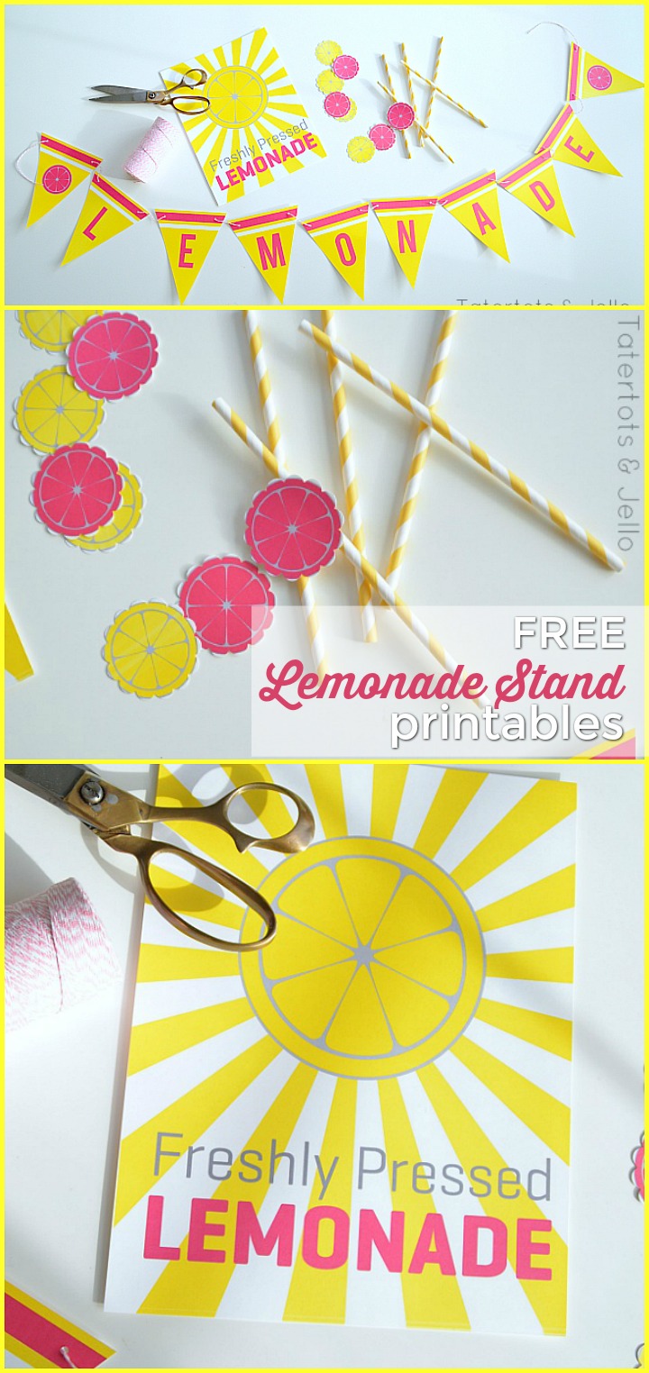 Lemonade Stands are a staple of childhood! Help your kids set up a little lemonade stand with these FREE Lemonade Stand printables! 
