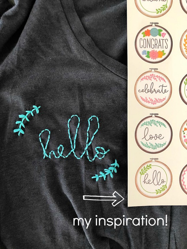 How to make DIY Embroidered Shirts! A fun teen or tween craft!