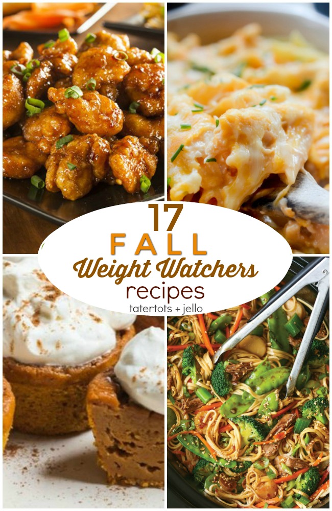 17 Comforting and Delicious Fall Weight Watchers Recipes!