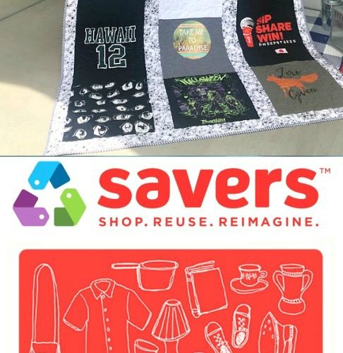 Win $50 from savers to make your own t-shirt quilt!