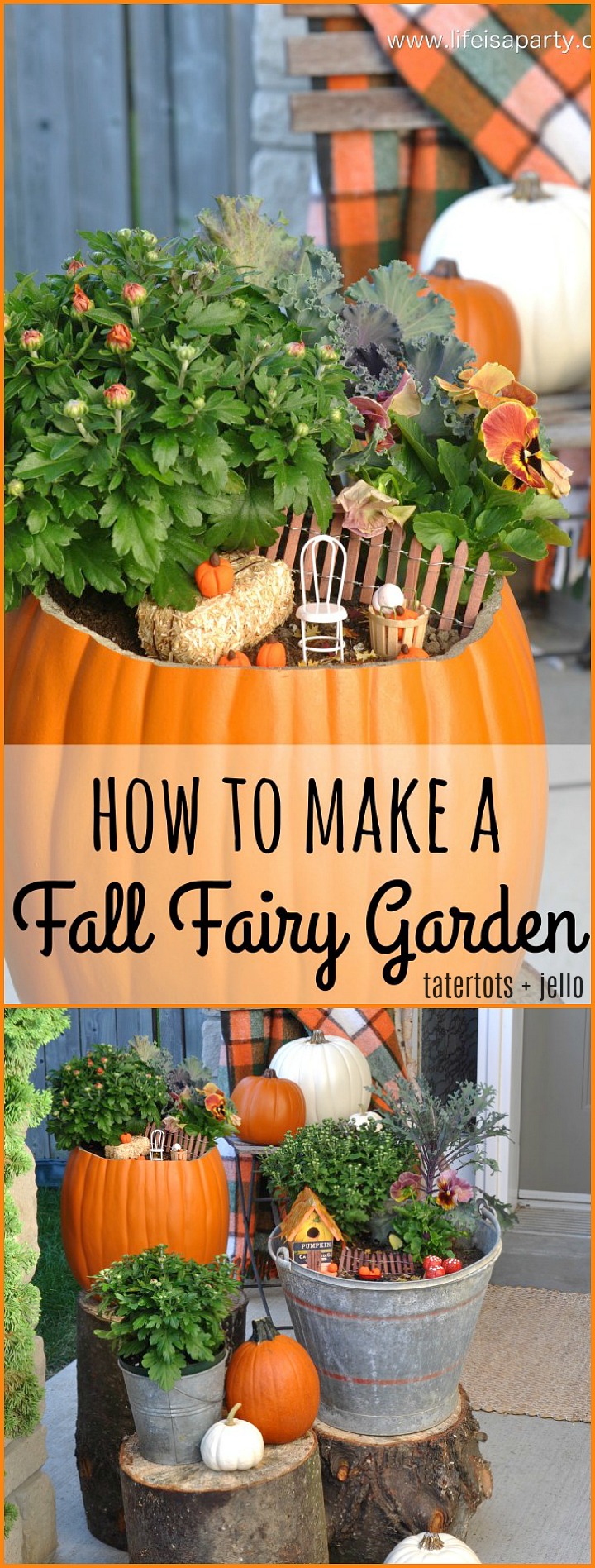 How to make a magical Fall fairy garden for your home! 