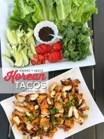 Sweet and Spicy Korean Chicken Tacos